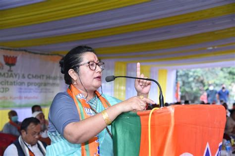 Bjp Manipur Smt Adhikarimayum Sharda Devi President Bjp