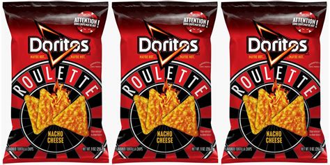 Doritos Roulette Bag Is Filled With Nacho Cheese Chips And Some Secret