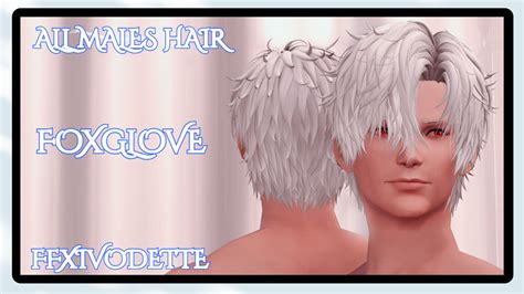 Male Hair Mod Foxglove Ffxivodettes Ko Fi Shop Ko Fi ️ Where