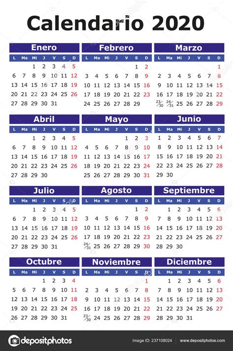 Calendario 2020 Mexico Excel Calendario 2019