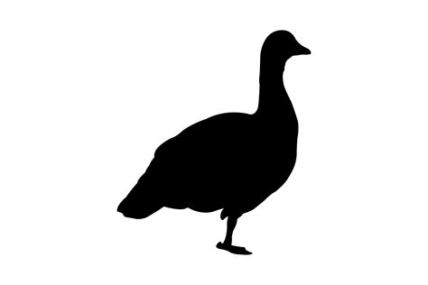 Goose Silhouette Graphic By Illustrately · Creative Fabrica