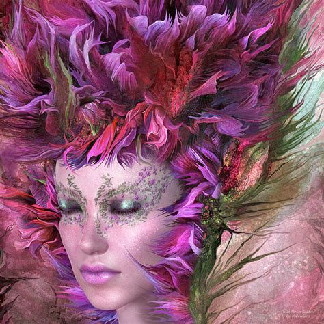 Get ftd® flower delivery today! Wild Flower Goddess Mixed Media by Carol Cavalaris