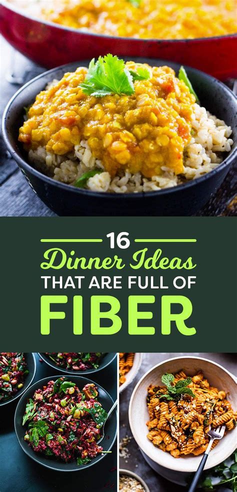 Look for high fiber recipes that mimic your old favorites. 16 High-Fiber Dinners That Are Actually Delicious AF | High fiber dinner, Healthy fiber, High ...
