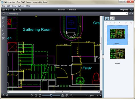 A light and fast dwg viewer & editor, designed to browse, view, measure, markup, edit and print dwg/dxf/dwf files. Free DWG Viewer - Download