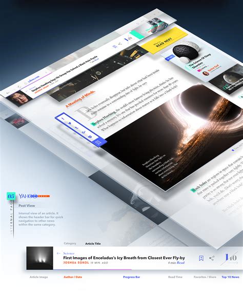 Yahoo News Redesign Experience On Behance