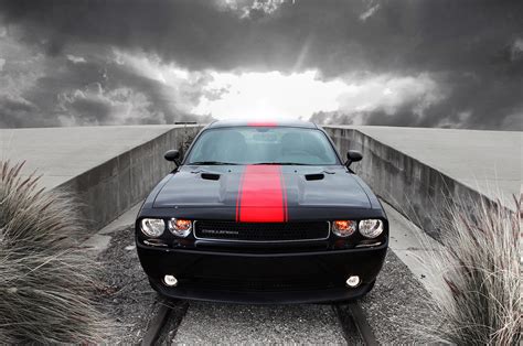 Flanking the center of the dodge challenger rallye redline's performance hood scoops, roof and deck lid is its signature redline red stripe with two thin side stripes for. 2012 Dodge Challenger Rallye Redline V6 in sportswear ...