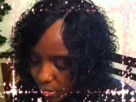 Quick Weave Invisible Part Curly - YouTube