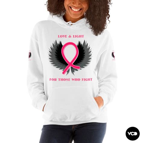 pink ribbon hoodie women s hooded sweatshirt breast cancer awareness sweatshirt for men or women