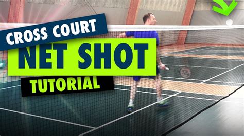 Badminton Backhand Net Shot Cross Court Tutorial Youtube