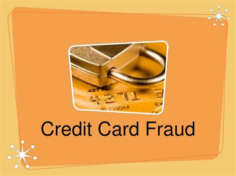 Ppt Credit Card Fraud Powerpoint Presentation Id3095122
