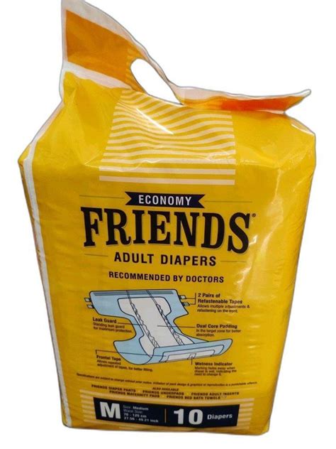 friends medium economy adult diaper 10 pieces at rs 280 packet in chennai id 26451738673