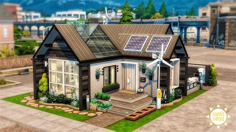 Eco House In 2021 Sims House Sims House Design Sims 4 House Building