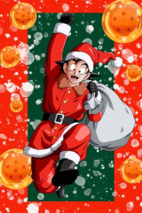 Dragon Ball Super Z Poster Goku Santa Claus Christmas Inx In Free Shipping