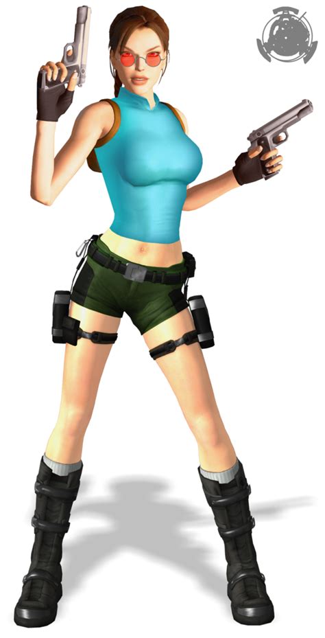 Lara Croft Tomb Raider With Guns Png Image For Free Download