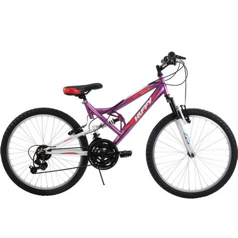 24 Inch Huffy Girls Trail Runner Mountain Bike Purple