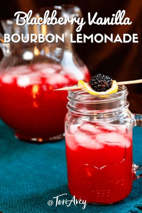 Blackberry Vanilla Bourbon Lemonade A Drink As Scandalous As The
