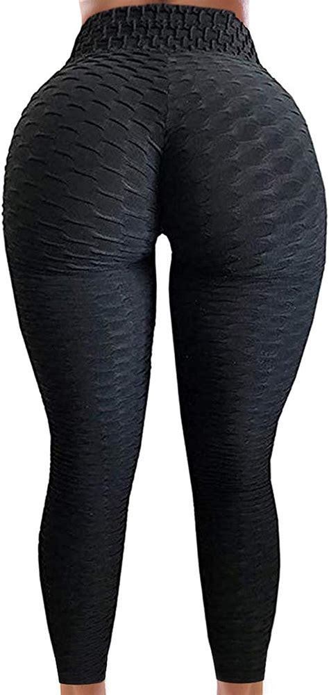 Womens Brazilian Sexy Pants High Waist Tummy Control Slimming Booty Leggings Workout Running