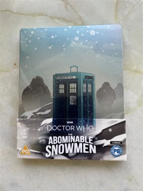 Doctor Who The Abominable Snowmen Steelbook Blu Ray 3 Disc Set 2022