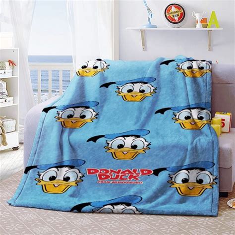 Donald Duck Blankets Printing Soft Nap Blanket On Homesofaoffice