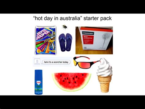 The Hot Day In Australia Starter Pack Rstarterpacks