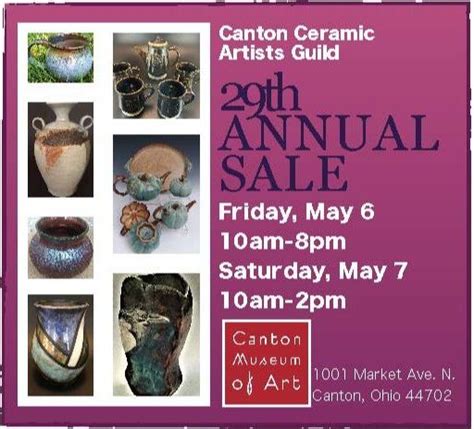 Canton Ceramic Artists Guild Hosting Annual Show And Sale May 6th And