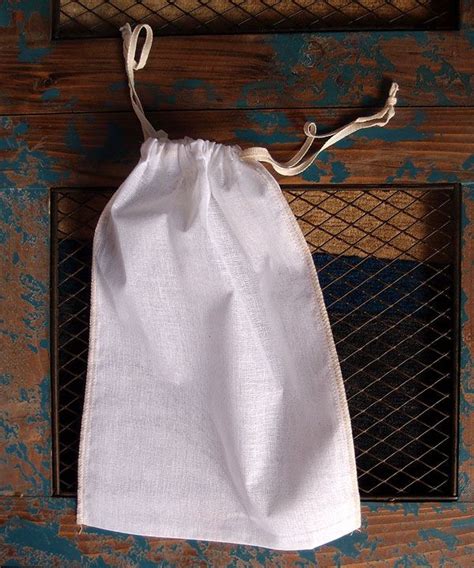 Cheesecloth Bags With Ivory Serged Edge 10 X 12 12 Pk Muslin Bags