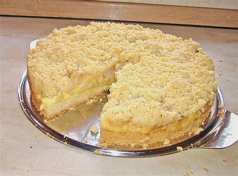 Die backform mit dem kuchen auf ein backblech stellen und dieses dann in eine der mittleren schienen schieben. Rezept backofen: Streuselkuchen pudding