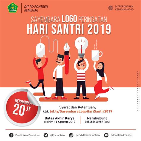 Juklak peringatan hari sumpah pemuda ke 91 tahun 2019. Sayembara Logo Peringatan Hari Santri Tahun 2019 - Guru ...