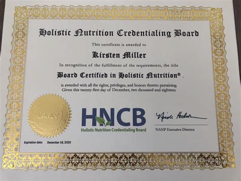 Board Certified In Holistic Nutrition Nourish2Flourish