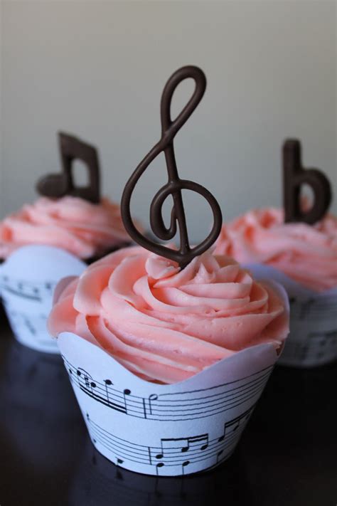 Music Cupcakes More Music Please Pinterest Music Notes Cake