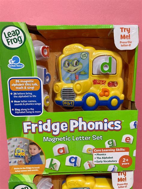 Leapfrog Fridge Phonics Magnetic Letter Set Yellow Hobbies And Toys