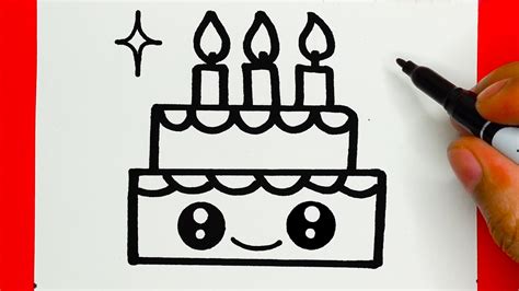 How To Draw A Cute Cake Cute Things To Draw