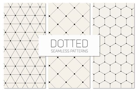 Dotted Seamless Patterns Set 6 ~ Patterns On Creative Market