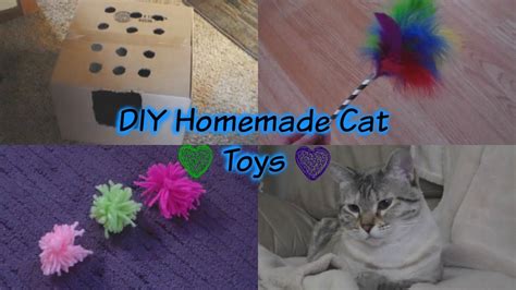 Diy Homemade Cat Toys Youtube