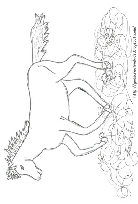 Download Ray-Chill's World: Running Horse ~ Coloring Page ~ By ...