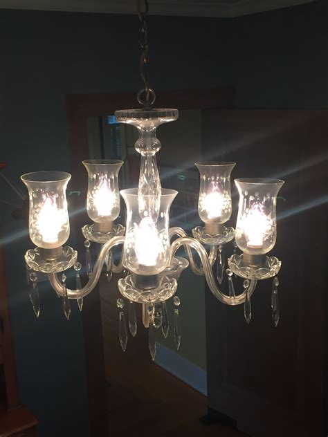 5 Lamp Crystal Chandelier Circa 1920s For Sale Classifieds