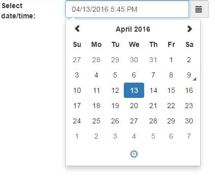 Bootstrap Datetimepicker Managing Date And Time In Bootstrap