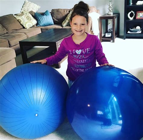 Our Balloons Are Huge Sapphire Blue Vs Workout Ball Ball Exercises