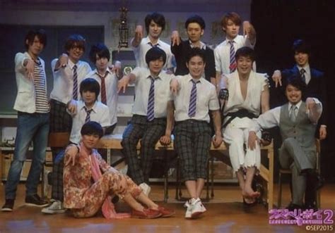 Official Photo Male Actor Gathering 13 Persons Horizontal Type