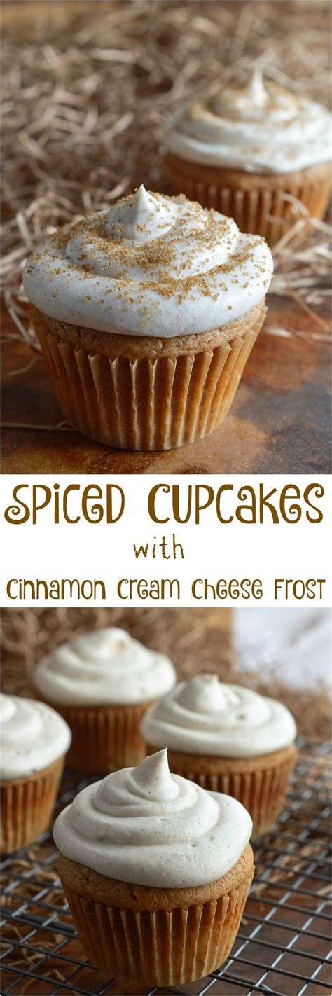 A great way to make any occasion look colorful and fun, fruity flower cupcakes are one of the easiest recipes. Spiced Cupcakes with Cinnamon Cream Cheese Frosting are ...