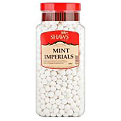 Jar Shaws Mint Imperials Elzoor