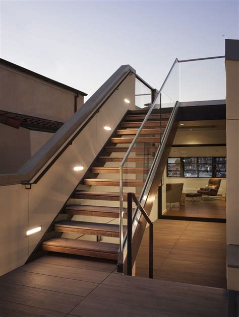 Stairs To Upper Roof Deck Modern Patio San Francisco By Ods