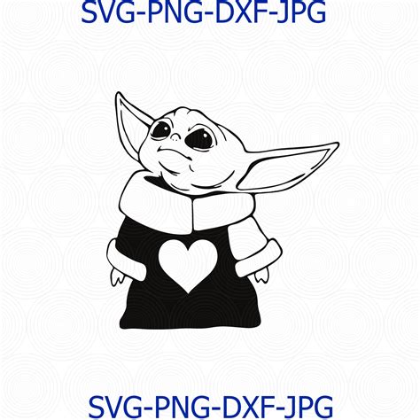 Free Baby Yoda Svg Cut Files Free Crafter Svg File For Cricut The