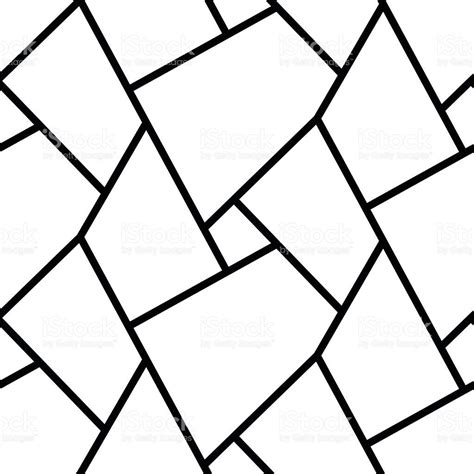 Abstract Geometric Lines Seamless Pattern Line Art Design Textile