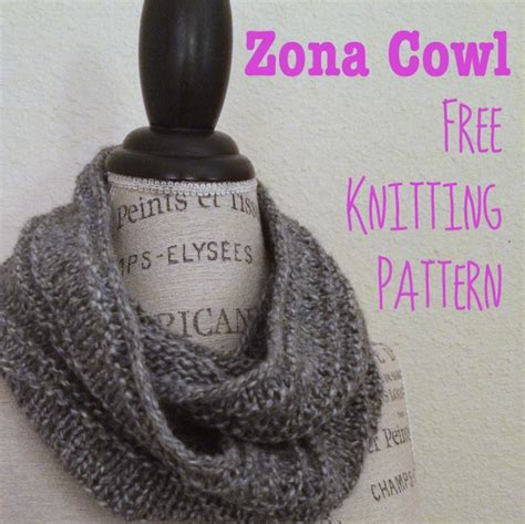 Download print and share cantata a332 parallelogram infinity scarf download pattern. Zona Cowl Free Knitting Pattern — Blog.NobleKnits