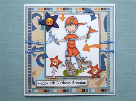 Birthday Card For 7 Year Old Boy Handmade Cards My Cards