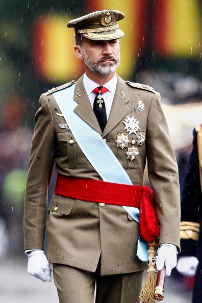 King Felipe Vi Of Spain Attend The National Day Military Parade On