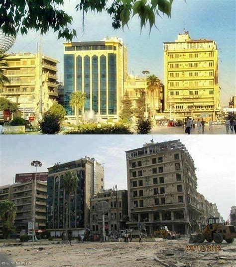 Pin On ~syrias Heritage In Ruins Before And After Pictures~