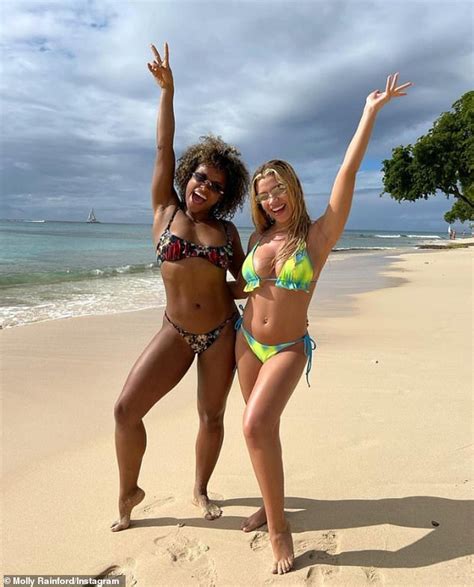 Fleur East Reunites With Strictly Pal Molly Rainford On The Beach In Barbados Sound Health And