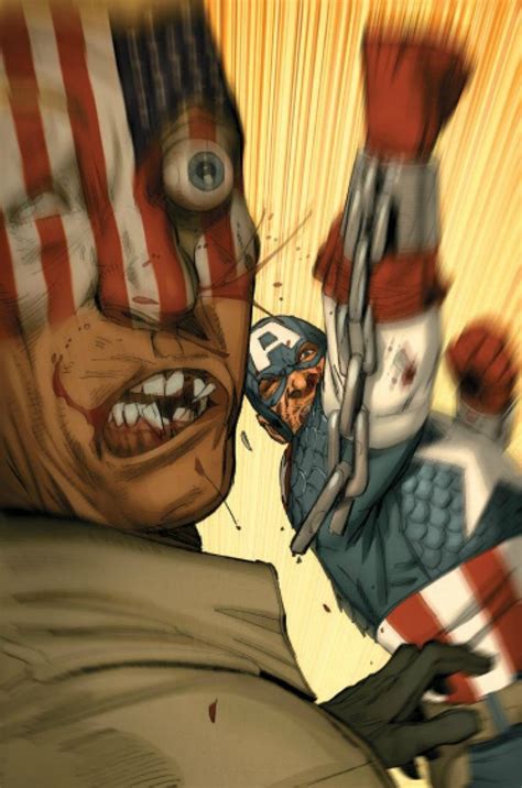Ultimate Captain America Vs Nuke By Ron Garney Captain America